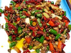 双椒鸡丁-桐梓锅贴饺(桃源东路店)