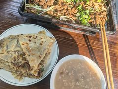 大米绿豆粥-清真永恒华威肉饼(潘家园店)