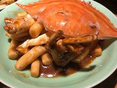 梭子蟹炒年糕-弄堂里(雨花客厅店)