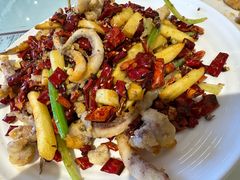 特色干煸鱿鱼须-桃子餐厅·天津菜(红星路直营店)