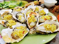 炭烧蒜蓉生蚝-贞姨美食·老字号海鲜大排档