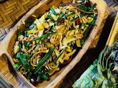 炒芭蕉花-基诺山寨.版纳民族特色菜