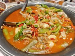一锅大牛蛙（香辣味）-江味龙虾馆·裸蓝龙虾(南山店)