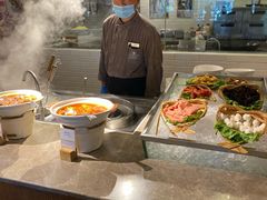 自助取餐区-广州希尔顿逸林酒店-OPEN開·全日制餐厅·海鲜·小火锅·自助餐(东风路店)