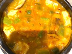 海鲜豆腐汤-釜山火炉韩式炭火烤肉(欧洲城店)