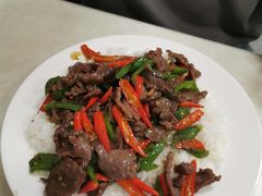 指天椒牛肉饭-好好滋味茶餐厅