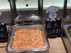 盐水江白虾-华信天港禧悦酒店·浩自助餐厅(宁波奉化万达广场店)