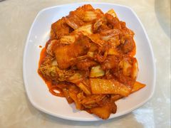辣白菜炒五花肉-屋里家延边朝鲜族冷面(南园店)