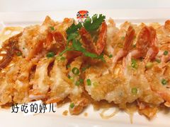 蒜蓉粉丝蒸绯红大虾-俏江南(中山路先天下广场店)