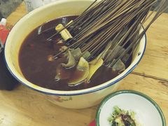 -拈签一笑黄牛肉辣卤串串