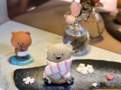 小熊抹茶泡芙-茶是一枝花泡茶店