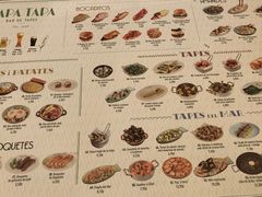 菜单-Tapa Tapa