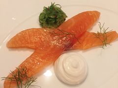 橡木烟熏三文鱼-迪拜帆船酒店海底餐厅