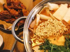 部队锅加芝士-富乐满韩国正宗炸鸡韩国料理(虹泉路店)