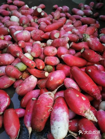 撒上盐，放在盆里腌制，一般一天之后就可以拿出来晒了