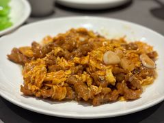 醋溜苜蓿肉片-燕春楼(海河华鼎店)