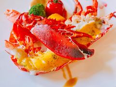 波士顿龙虾佐蜂蜜芥末酱-名将法式铁板烧(云峰别墅店)