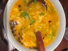 东北家常疙瘩汤-拾光与烟火丨炭火串烧·自贡小活鲜(西村大院店)