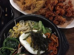 石锅拌饭-包装马车·韩国料理·포장마차