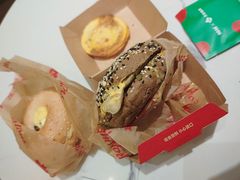 烤牛肉贝果三明治-Tims天好咖啡·贝果(东方广场店)