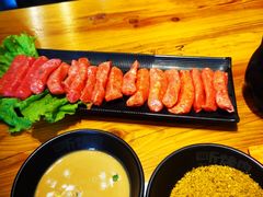 风干羊衣肠拼盘-四斤烤肉(东戴河孟家店)