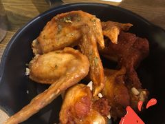 蜜汁辣鸡翅-机器人火炉披萨