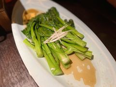 油淋脆菜心-绿茶餐厅(深圳龙华天虹购物中心店)