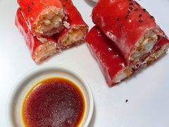 红米脆皮鲜虾肠-蝴蝶里·粤菜·点心(滨江龙湖店)