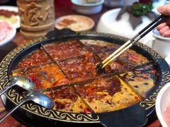牛油全红汤锅底-黄家码头老火锅(解放碑旗舰店)