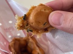 海苔肉松鸡蛋仔-兰芳园丝袜奶茶