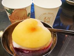 水蜜桃冰沙-民信老铺(双皮奶博物馆店)