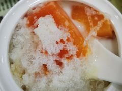 鲜奶雪儿木瓜炖雪燕-捷信牛奶甜品世家(柳巷店)