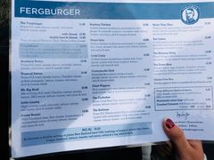菜单-Fergburger(皇后镇店)