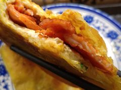 葱油蛋饼-老客满蛋饼(双塔市集店)