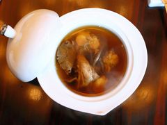 茶树菇炖老鸡-新天世纪中餐厅