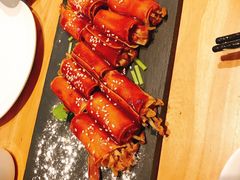 烧汁金菇卷-朵朵开素食餐厅(后宰门街店)