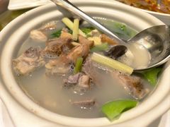咸骨冬菇芥菜煲-清心鸡沙田乳鸽店·非遗传承(石溪店)