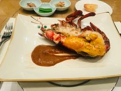 活龙虾佐蜂蜜芥末酱-和·铁板烧·OMAKASE(望京昆泰嘉晟酒店)
