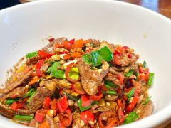 爆炒猪肝-炒师傅腊鲢鱼(左家塘店)
