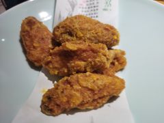 蛋黄鸡翅-绿茶餐厅(松江万达店)