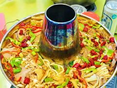 -炕锅羊肉土火锅面片大王