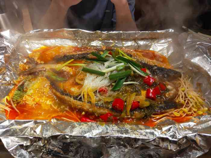 愿者上钩(金沙洲店)-"「海鲈鱼」「炸腐竹」味道还行,烤鱼火候有.