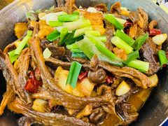 干锅茶树菇-老梅园大虾城(八一桥店)