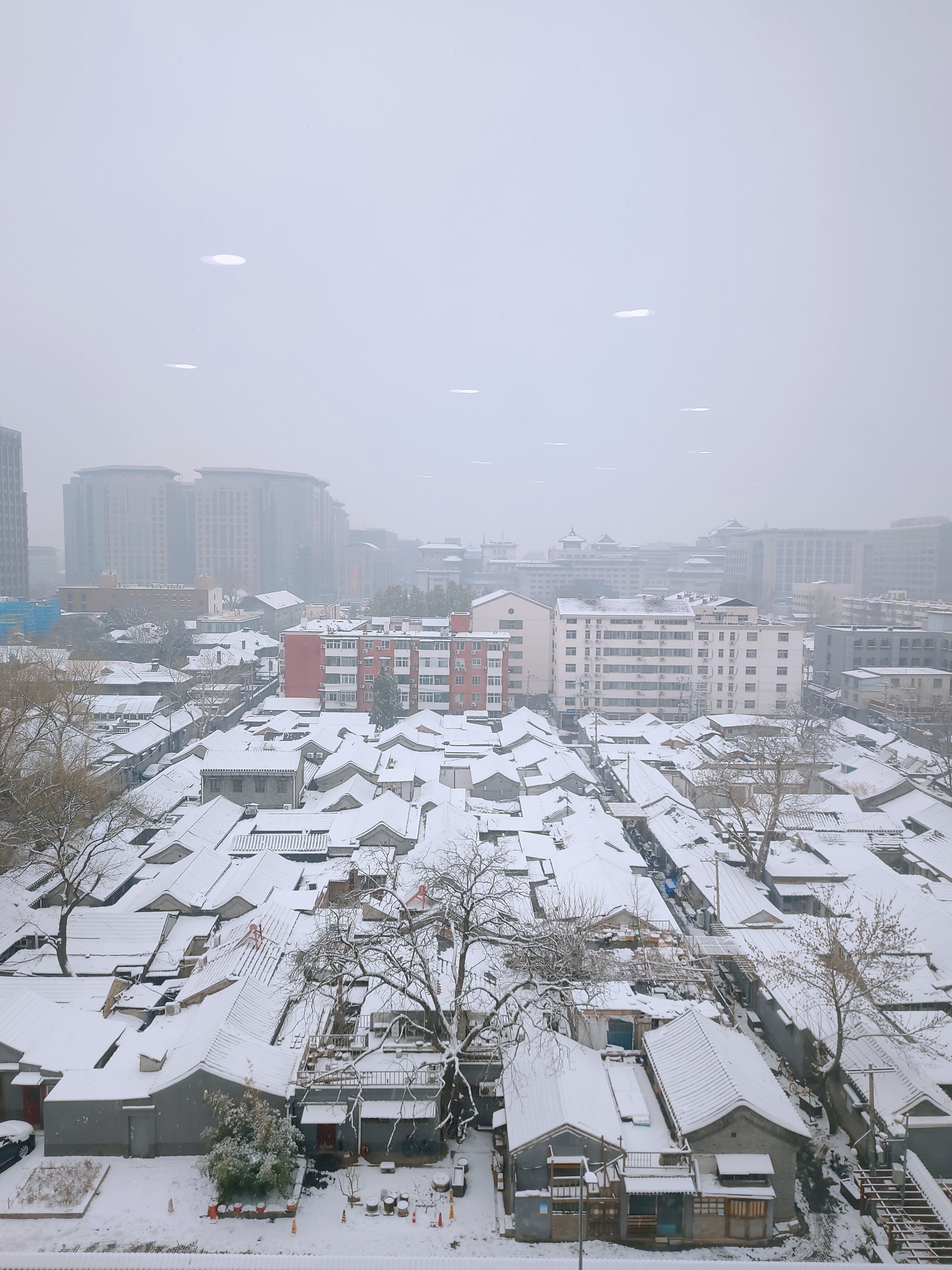 北京国贸下雪图片图片