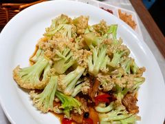 小炒有机菜花-泰钰丰烤鸭.天津菜(开发区店)