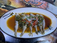 雪菜蒸小黄鱼-阿婆农家菜(车墩店)