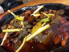 爆炒麻辣鸡血-华仔龙虾(永乐路总店)