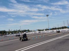 -东方时尚驾校摩托车考试场