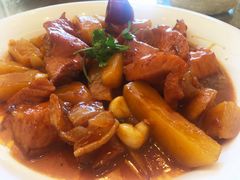 鳇鱼炖土豆-胖姐渔村(中源大道店)