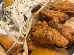 炸鸡一半一半-富乐满韩国正宗炸鸡韩国料理(虹泉路店)